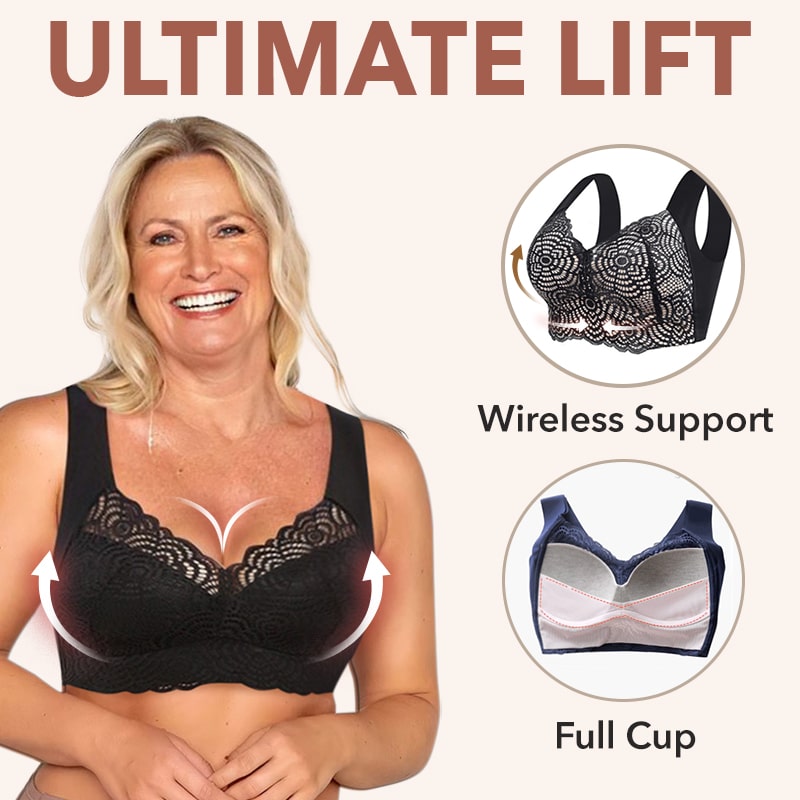 🎁(3 kom) Zadnji dan za 50% popusta - Ultimate Lift grudnjak za cijelu figuru bez šavova s čipkom i izrezom