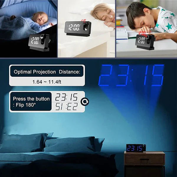✨⏰Pametni digitalni projekcijski sat