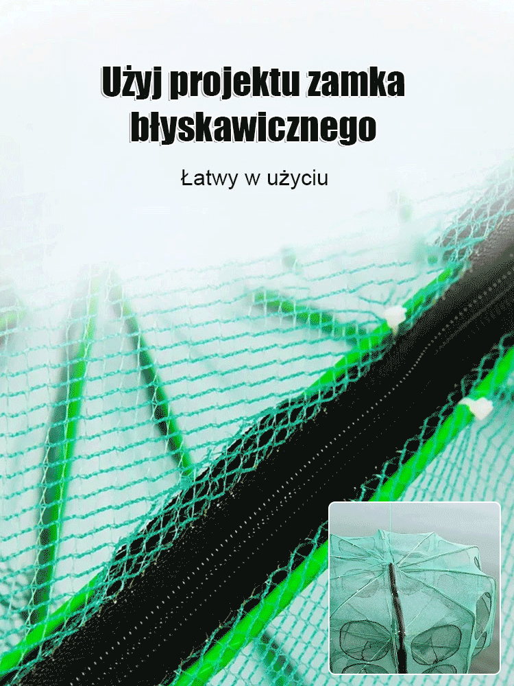 [Majstor ribolova] Automatski sklapa i zadebljava vaš ribarski kavez. Uhvatite sve u jednu mrežu, udvostručite ulov!