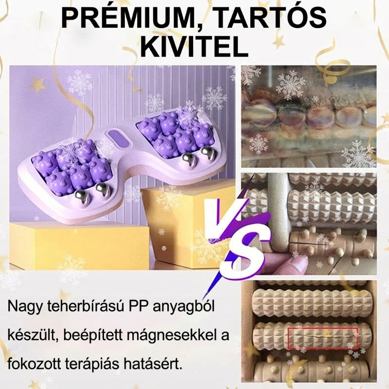 🦶 Prijenosni dvostruki masažer za stopala – opuštanje bilo gdje, bilo kada🎁