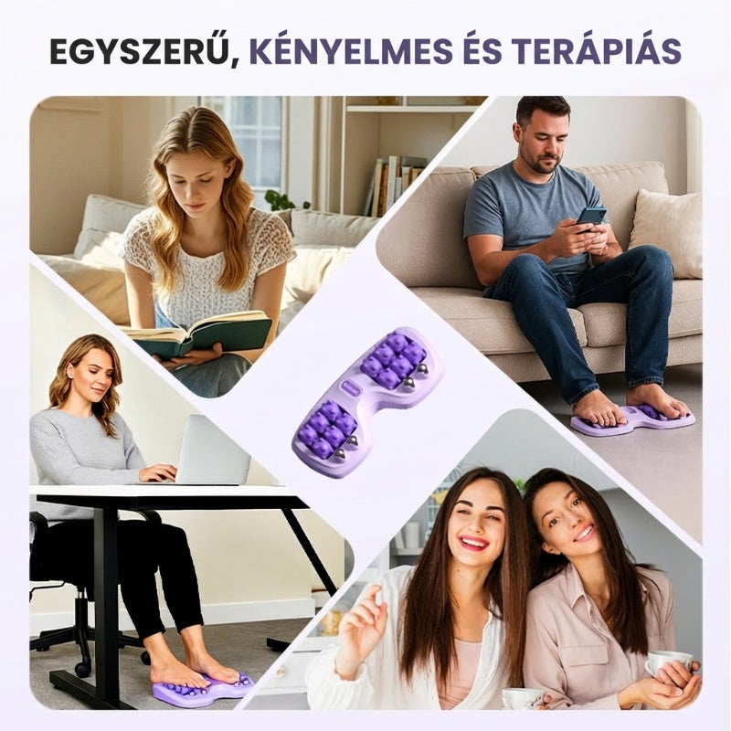 🦶 Prijenosni dvostruki masažer za stopala – opuštanje bilo gdje, bilo kada🎁