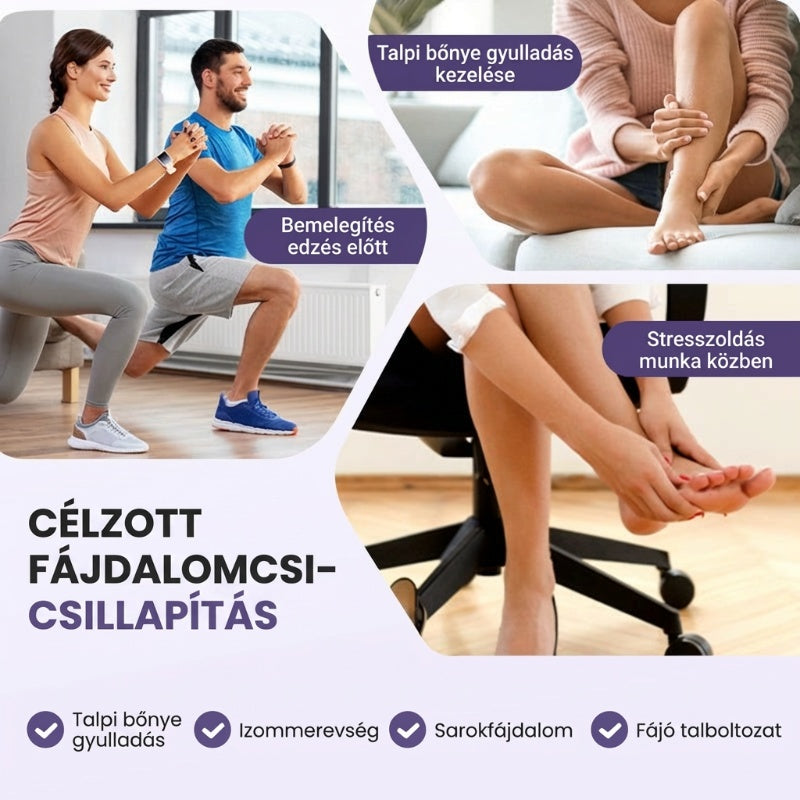 🦶 Prijenosni dvostruki masažer za stopala – opuštanje bilo gdje, bilo kada🎁
