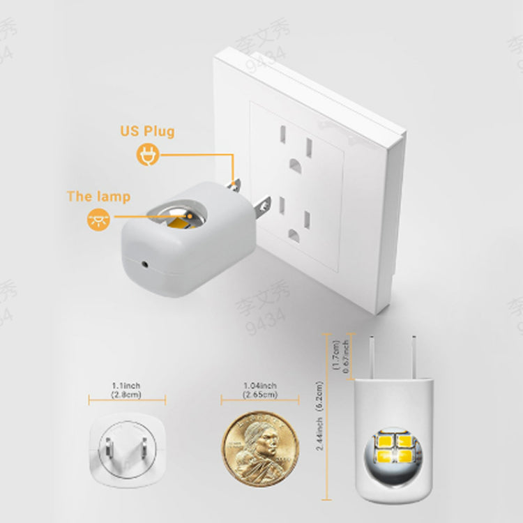 🔥1+1 gratis⚡Pametno LED noćno svjetlo s automatskom kontrolom svjetline