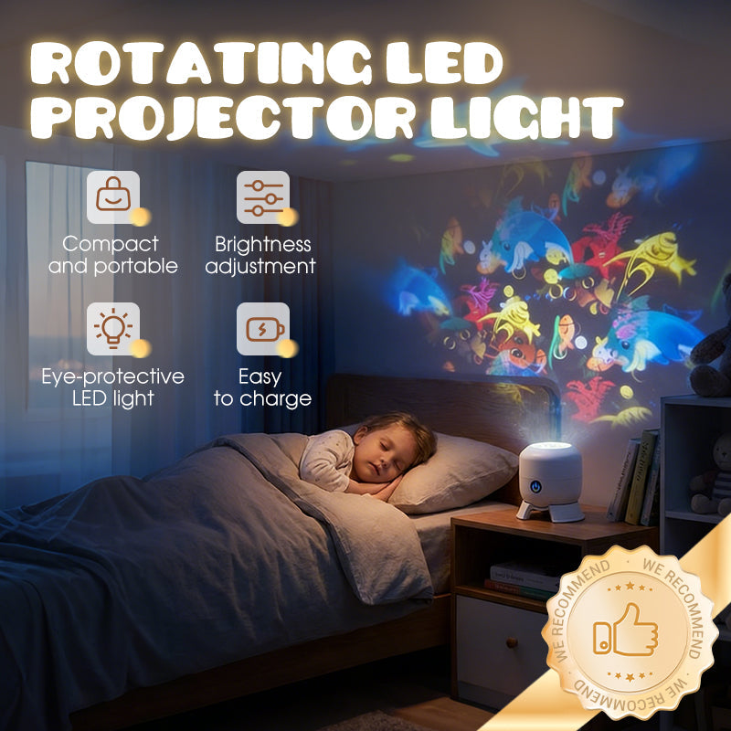 ✨Dinamična rotirajuća LED projekcijska lampa