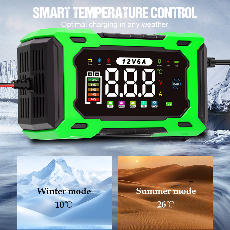 ⏰🔋 12V 6A Pametni punjač za automobilske akumulatore 🚗⚡