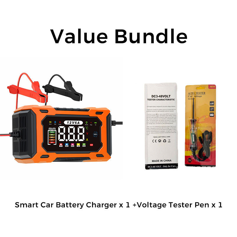 ⏰🔋 12V 6A Pametni punjač za automobilske akumulatore 🚗⚡