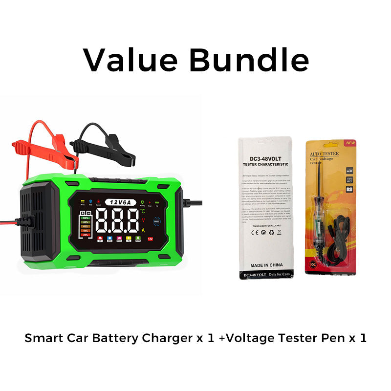 ⏰🔋 12V 6A Pametni punjač za automobilske akumulatore 🚗⚡