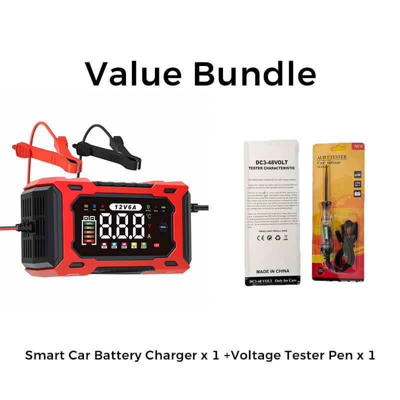 ⏰🔋 12V 6A Pametni punjač za automobilske akumulatore 🚗⚡
