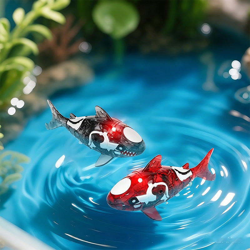 🦈 LED igračka za kupanje u obliku morskog psa s realističnim repom