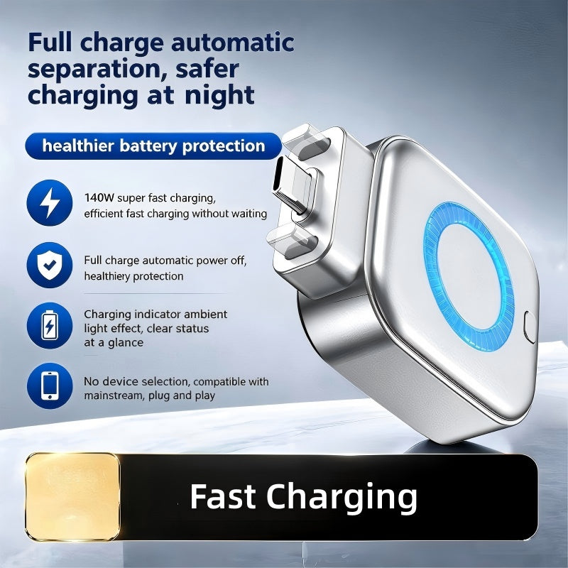 🛡️⚡ Adapter za brzo punjenje s automatskim isključivanjem
