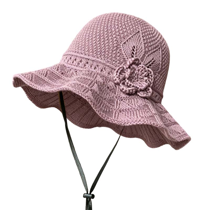 💐🧶Ženski ribarski šešir s cvjetnim uzorkom – heklani, lagani, zaštita od sunca