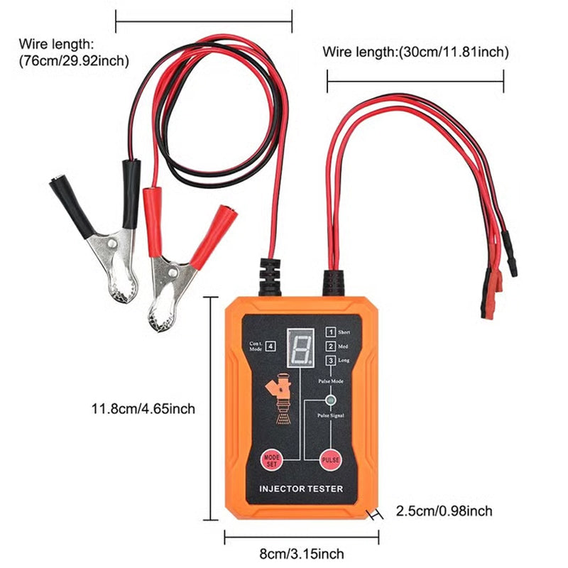 🔧⚡Profesionalni tester i alat za čišćenje injektora goriva s 4 načina rada 😌