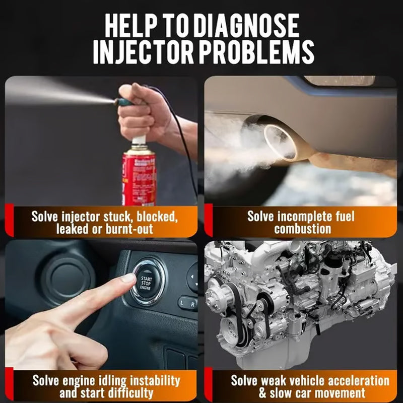 🔧⚡Profesionalni tester i alat za čišćenje injektora goriva s 4 načina rada 😌